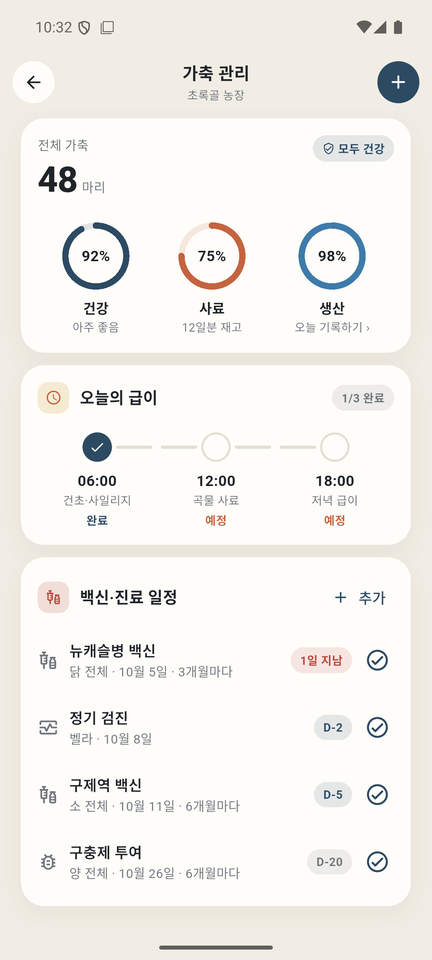 가축 관리